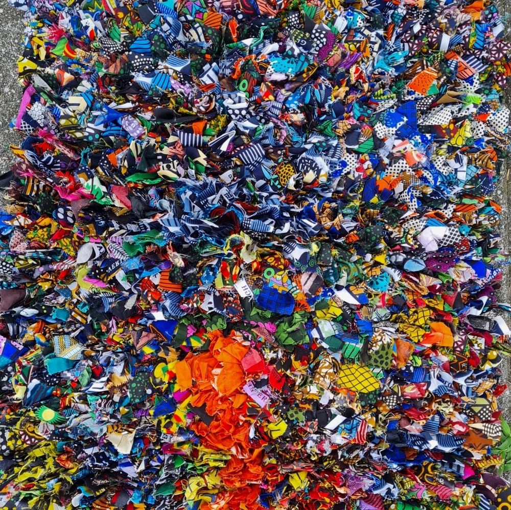 Ankara Rag Rug - Picture 4 of 4